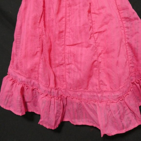 AEROPOSTLE Trending Pink Geometric Burnout Hi-Lo / High-Low Skirt - Picture 10 of 12